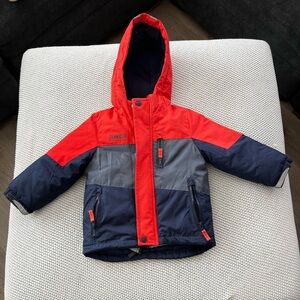 OshKosh B'gosh Vibrant Red and Charcoal Jacket